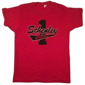 Vtg 80s Pre Screen Stars SCHENLEY High School Tee